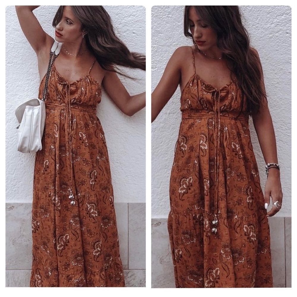 Zara Voluminous Oversized Dress Print New